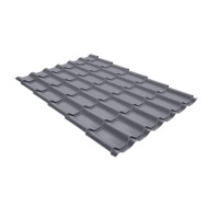 Металлочерепица классик Satin RAL 7004 серый 0,5